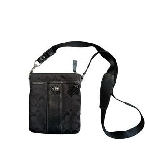 Coach black crossbody bag